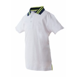 JRC Tenerife Boy gyermek galléros póló, fehér XL